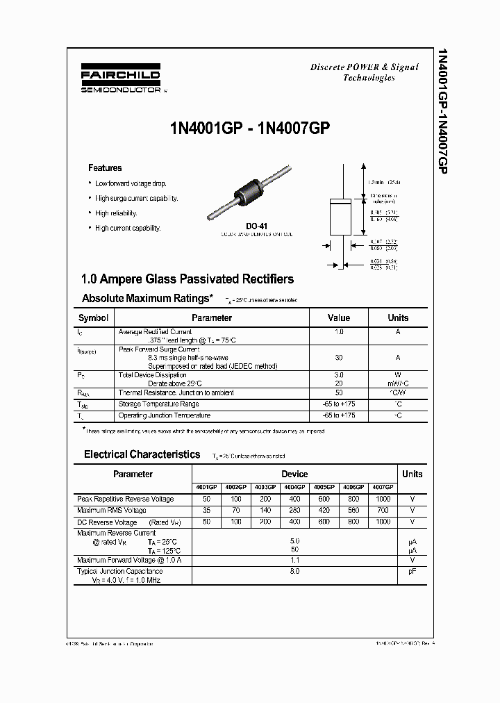1N4001GP_161985.PDF Datasheet