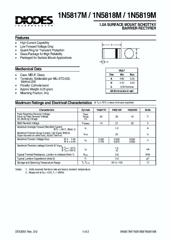 1N5819M_177263.PDF Datasheet