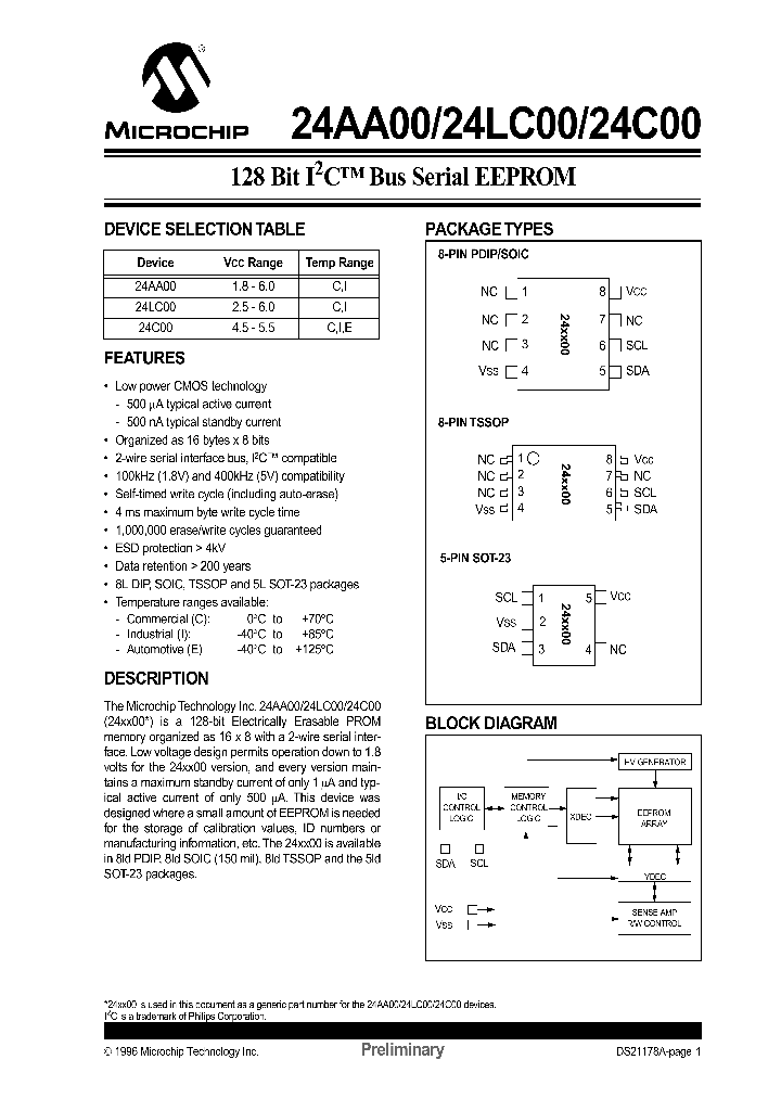 24LC00_190079.PDF Datasheet