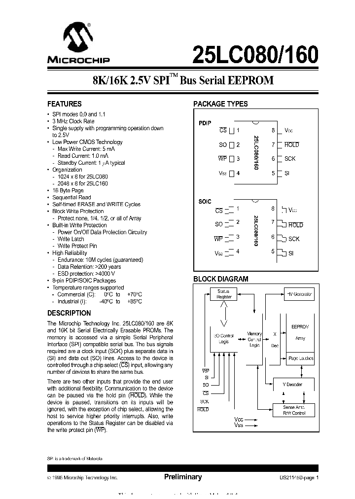 24LC160-IP_16857.PDF Datasheet