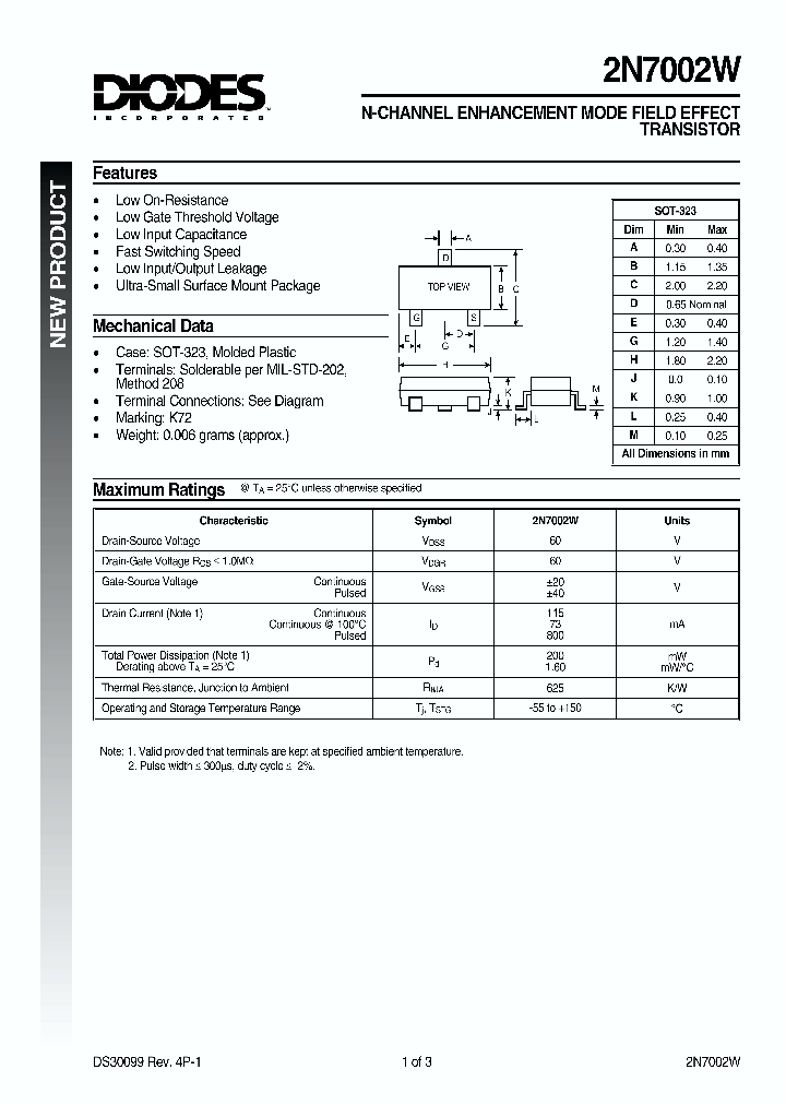2N7002W_17162.PDF Datasheet