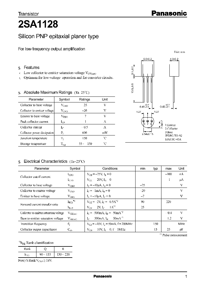 2SA1128_6038.PDF Datasheet