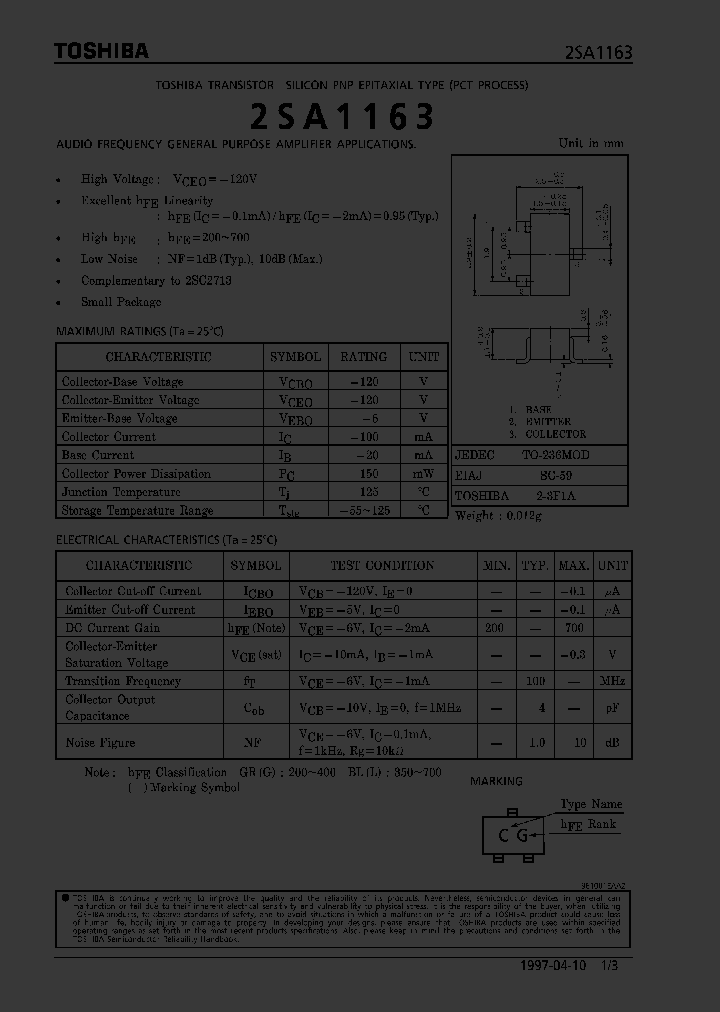 2SA1163_6048.PDF Datasheet
