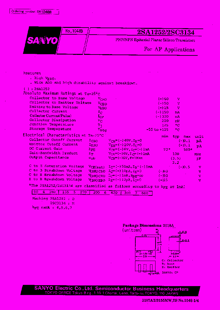 2SA1252_186248.PDF Datasheet