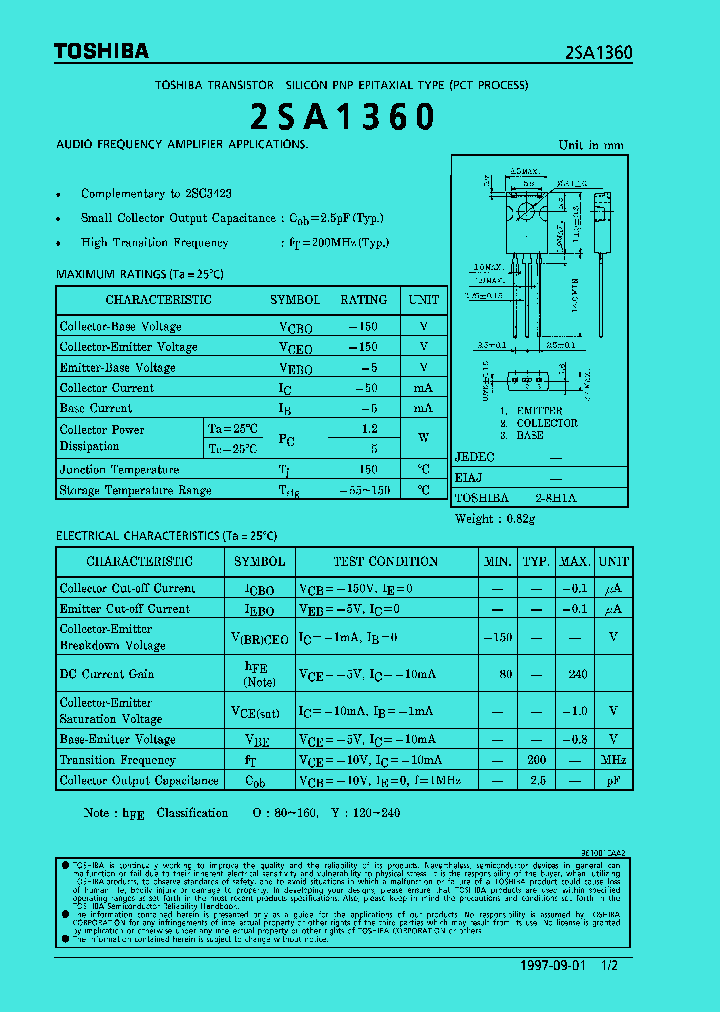 2SA1360_156737.PDF Datasheet