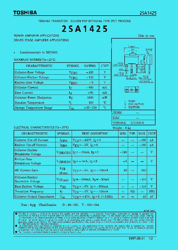 2SA1425_156019.PDF Datasheet