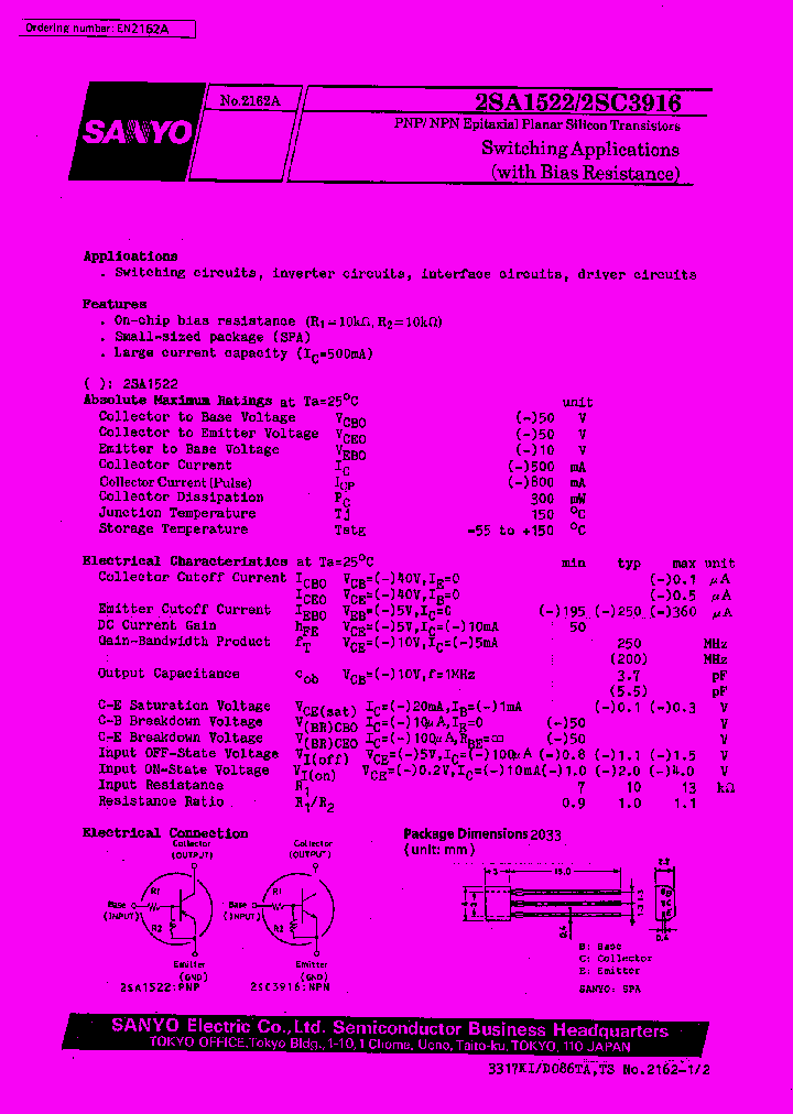 2SA1522_164219.PDF Datasheet
