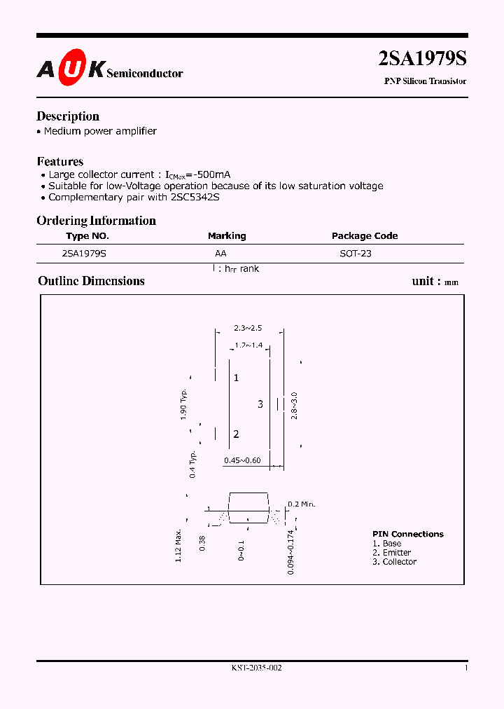 2SA1979S_96394.PDF Datasheet