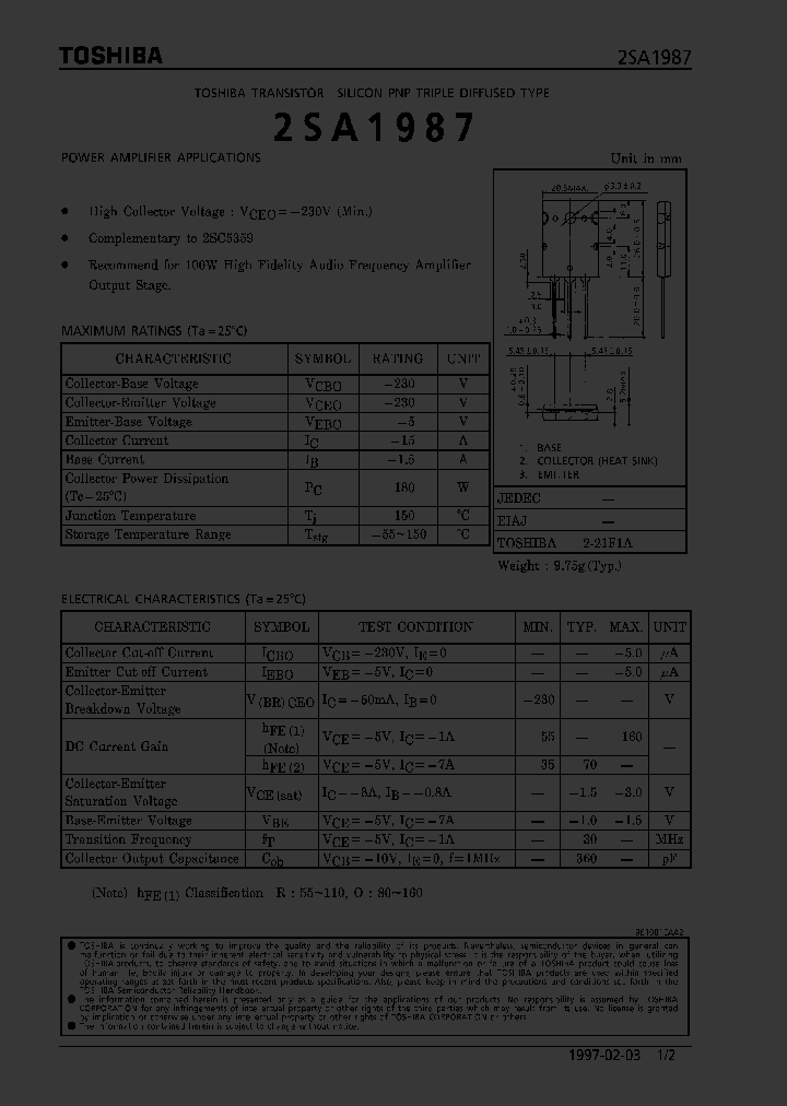 2SA1987_152884.PDF Datasheet