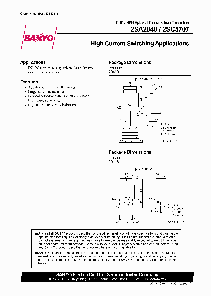 2SA2040_6172.PDF Datasheet