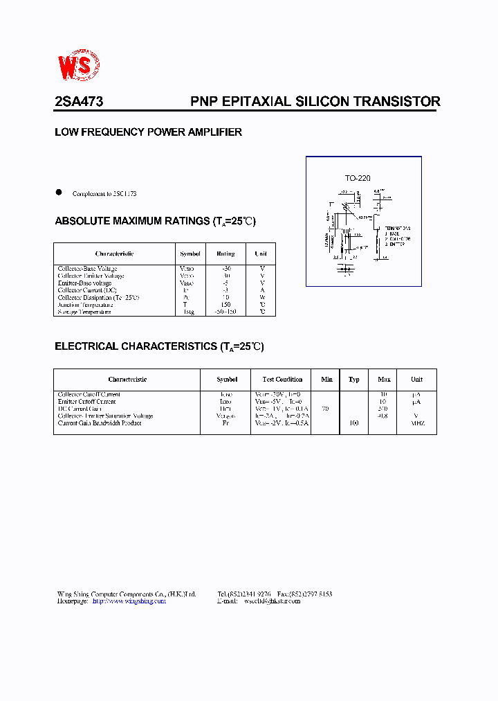 2SA473_6265.PDF Datasheet