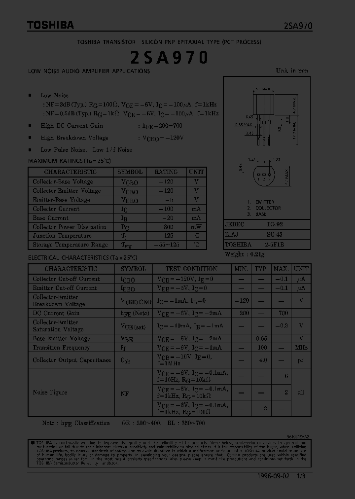 2SA970_6689.PDF Datasheet
