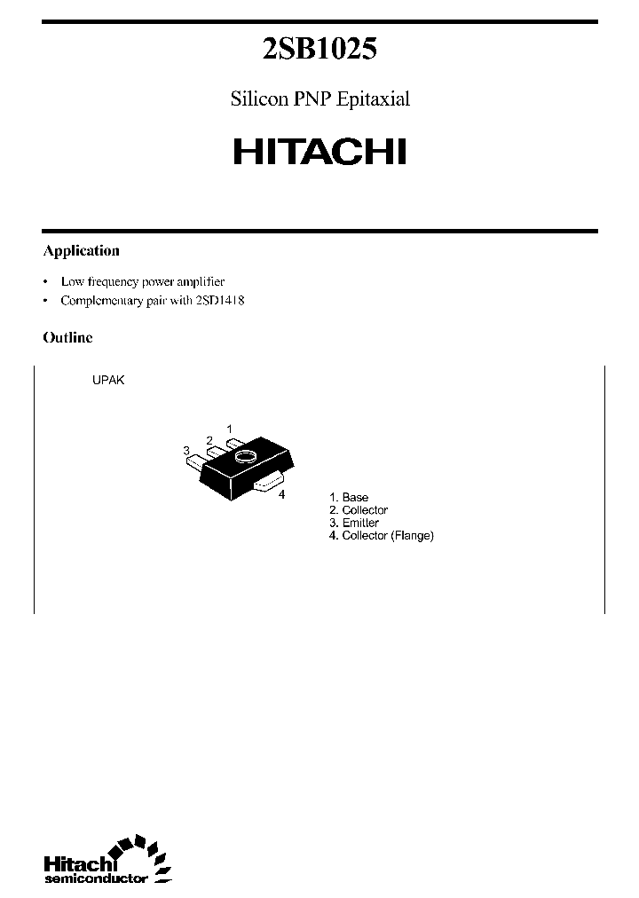 2SB1025_6705.PDF Datasheet