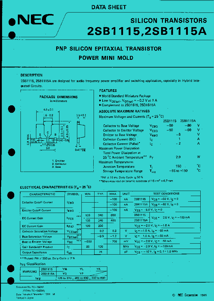 2SB1115_6732.PDF Datasheet