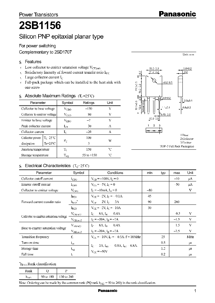 2SB1156_6761.PDF Datasheet