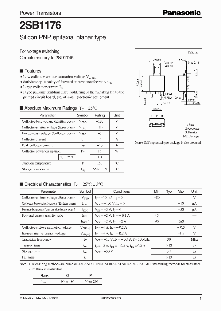 2SB1176_6770.PDF Datasheet