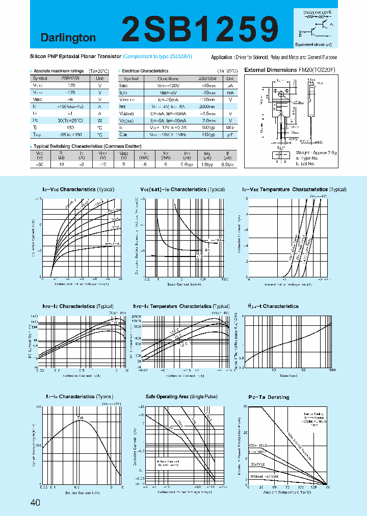 2SB1259_140355.PDF Datasheet