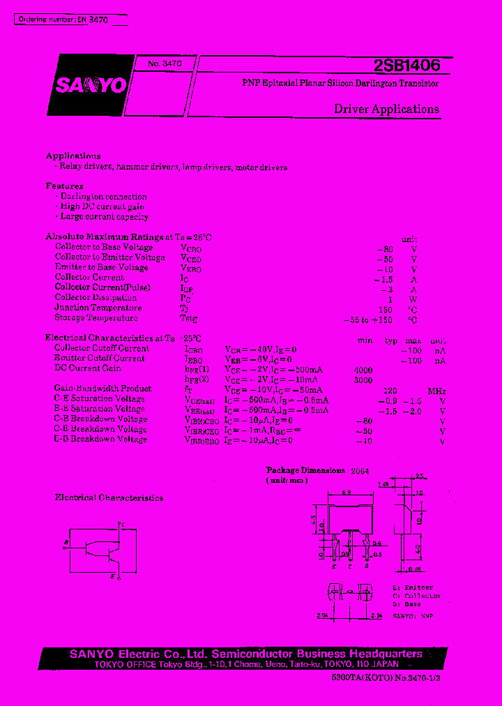 2SB1406_179540.PDF Datasheet