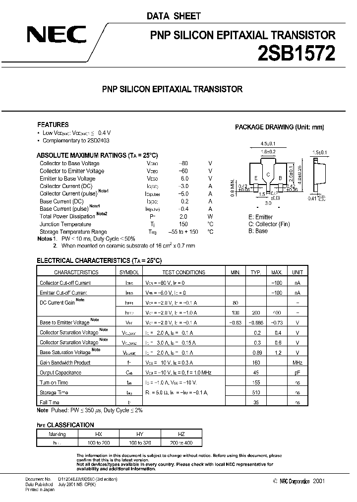 2SB1572_37863.PDF Datasheet