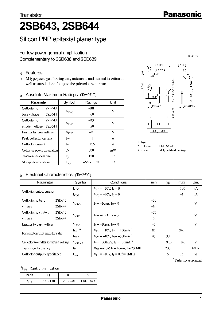2SB643_6849.PDF Datasheet