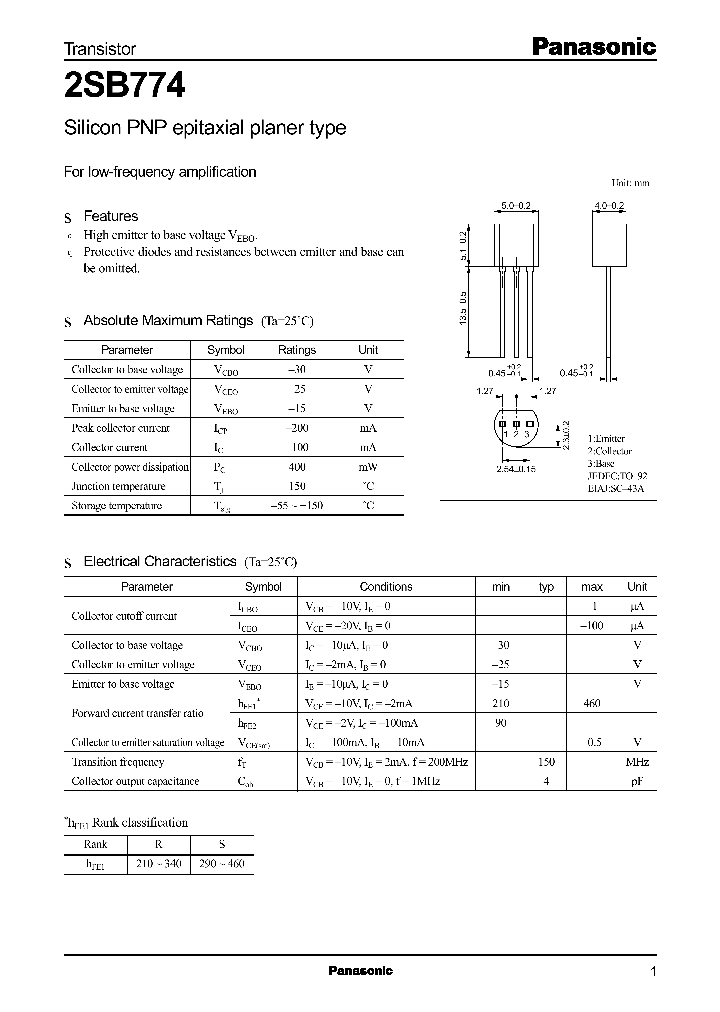 2SB774_6917.PDF Datasheet