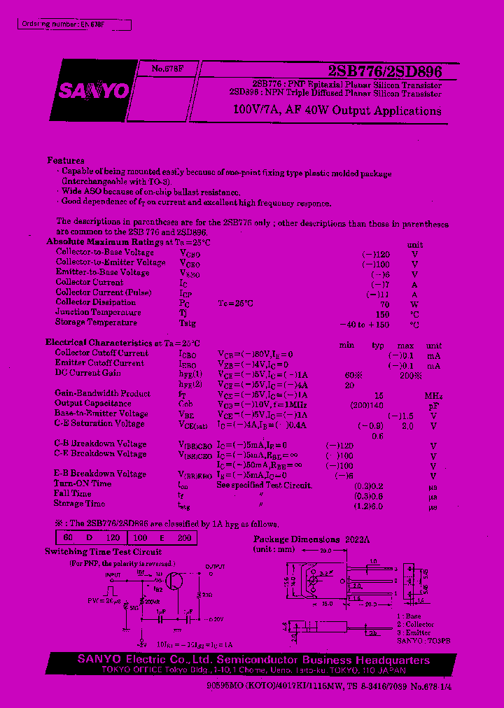 2SB776_6919.PDF Datasheet