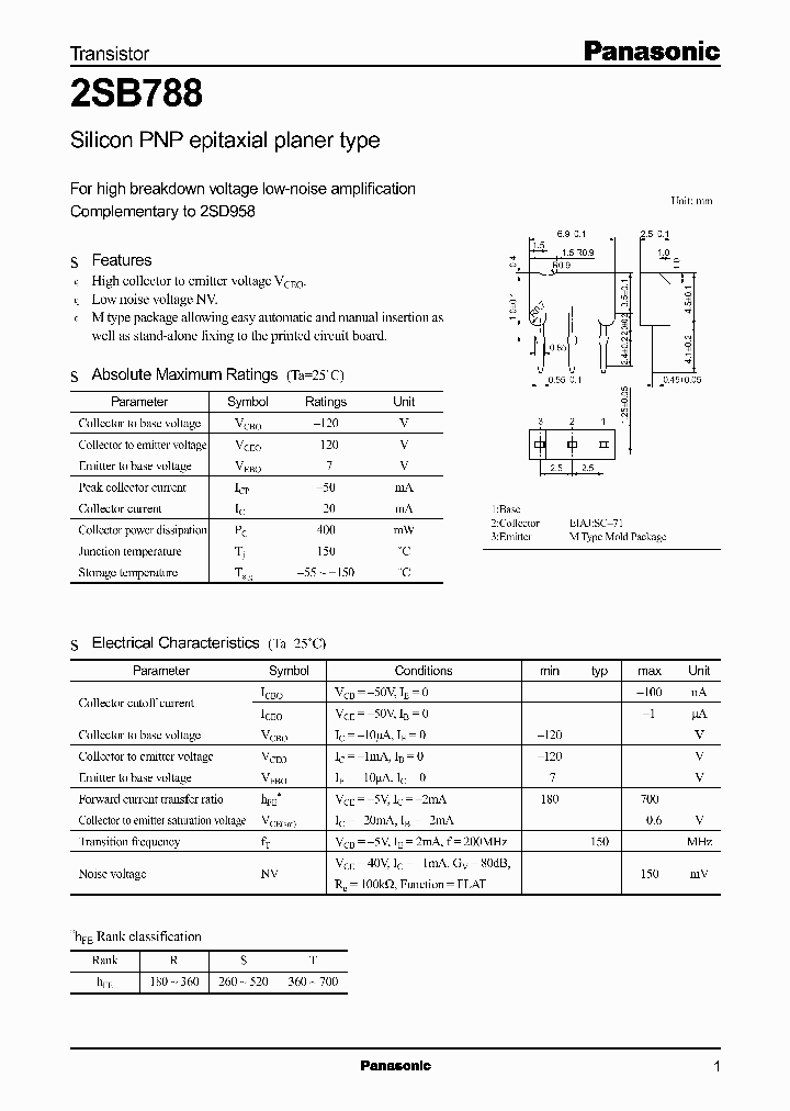 2SB788_6922.PDF Datasheet