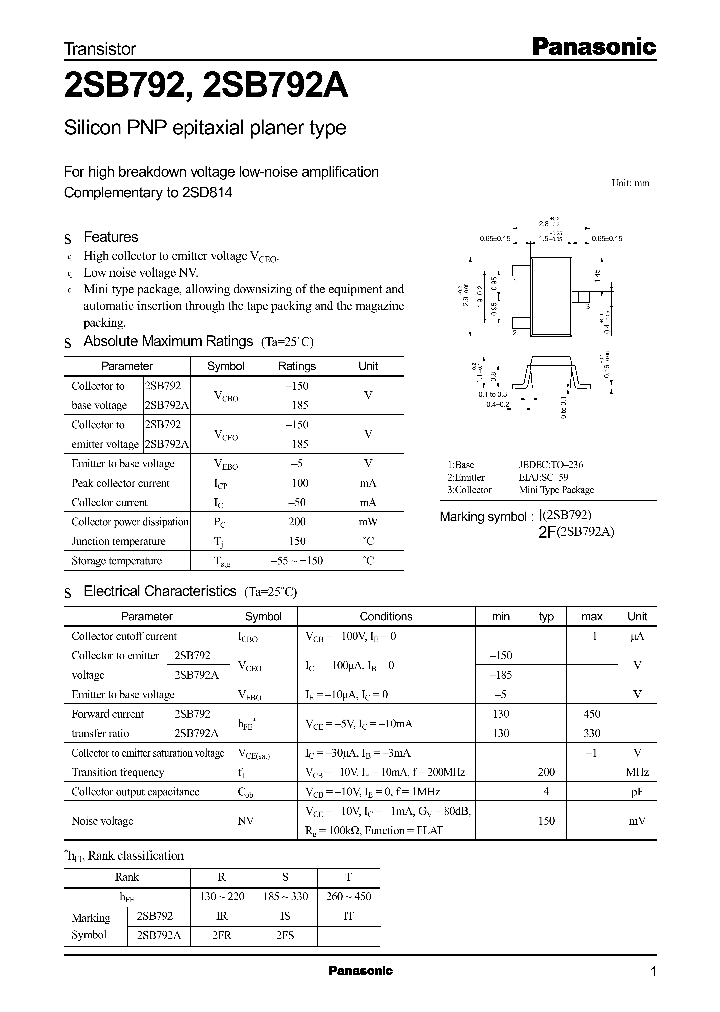 2SB792_6928.PDF Datasheet