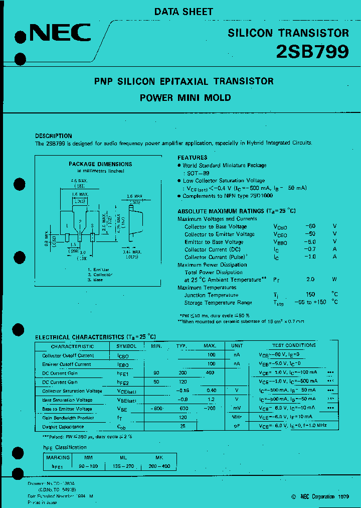 2SB799_6935.PDF Datasheet