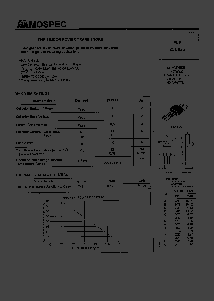 2SB826_6949.PDF Datasheet