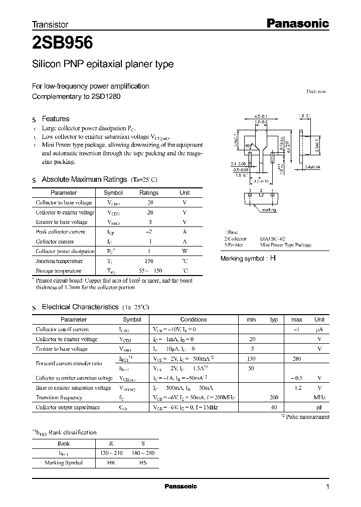 2SB956_7045.PDF Datasheet