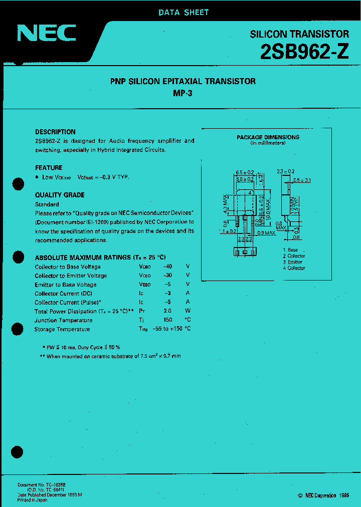 2SB962_7046.PDF Datasheet
