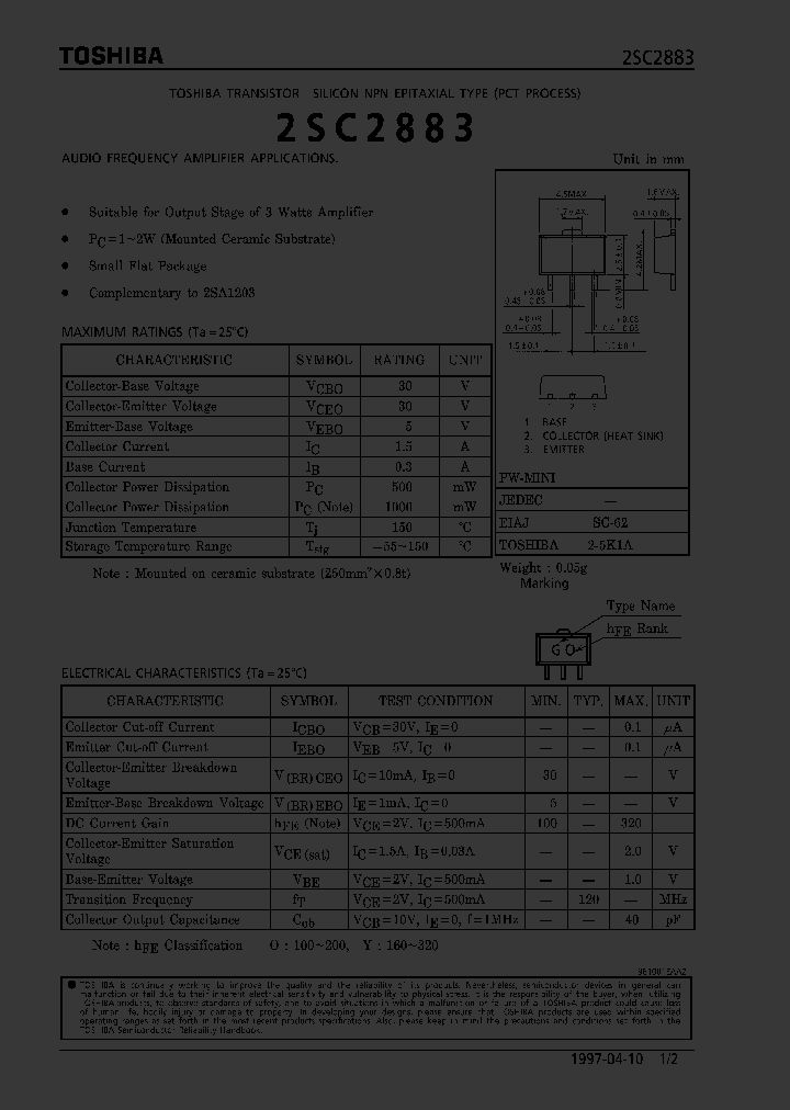 2SC2883_77136.PDF Datasheet