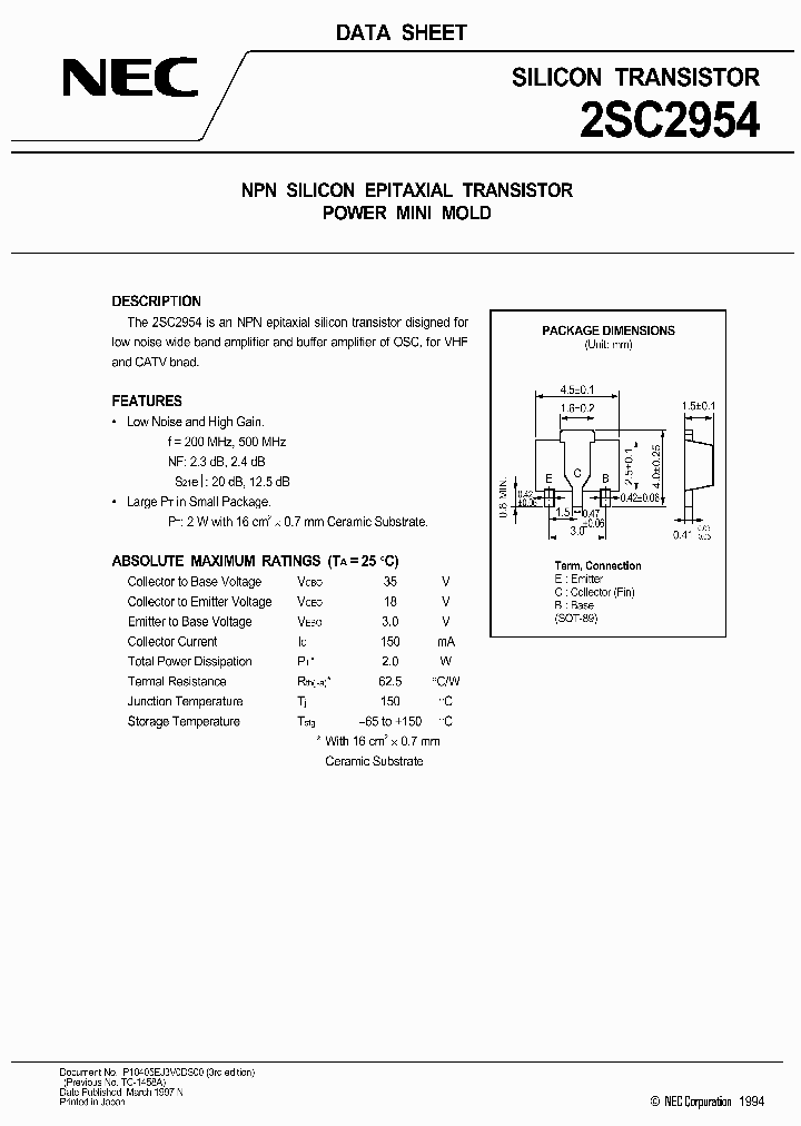 2SC2954_108549.PDF Datasheet