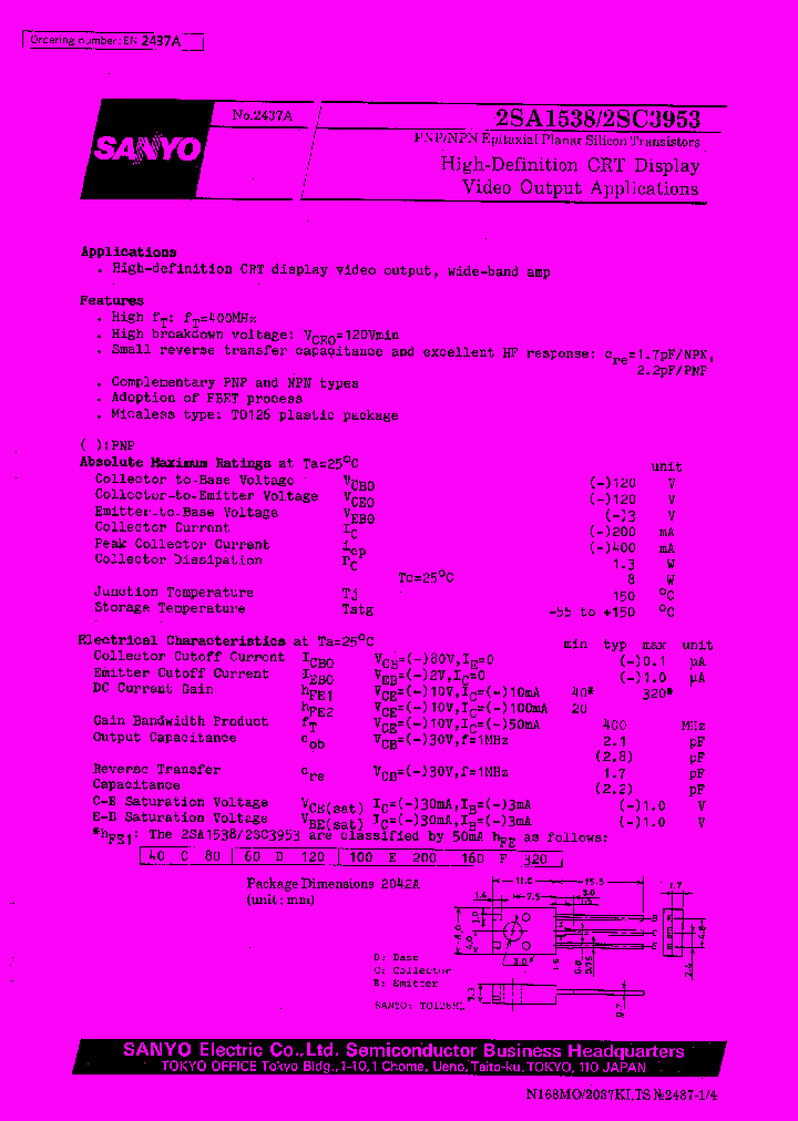 2SC3953_187325.PDF Datasheet