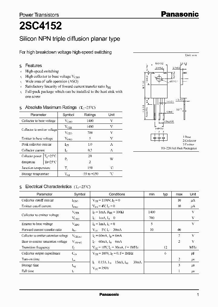 2SC4152_165427.PDF Datasheet