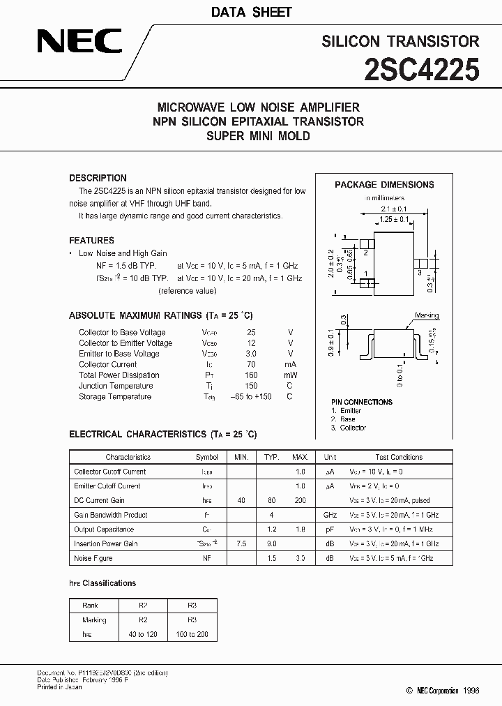 2SC4225_152771.PDF Datasheet