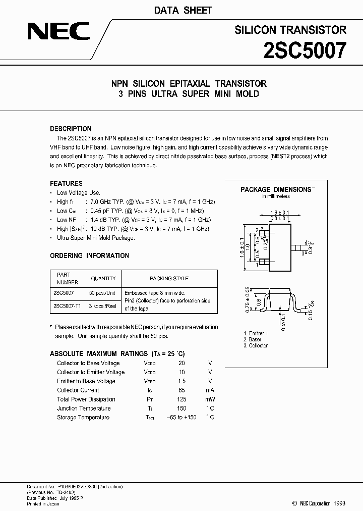2SC5007_7069.PDF Datasheet