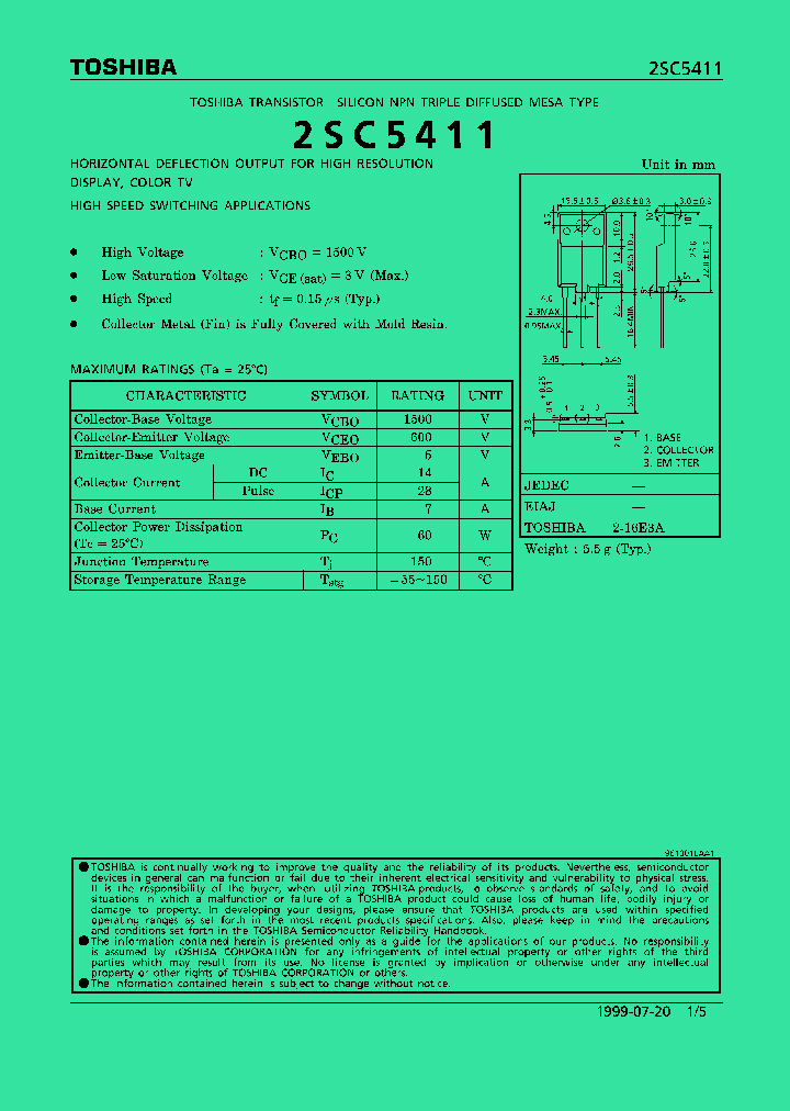 2SC5411_102486.PDF Datasheet
