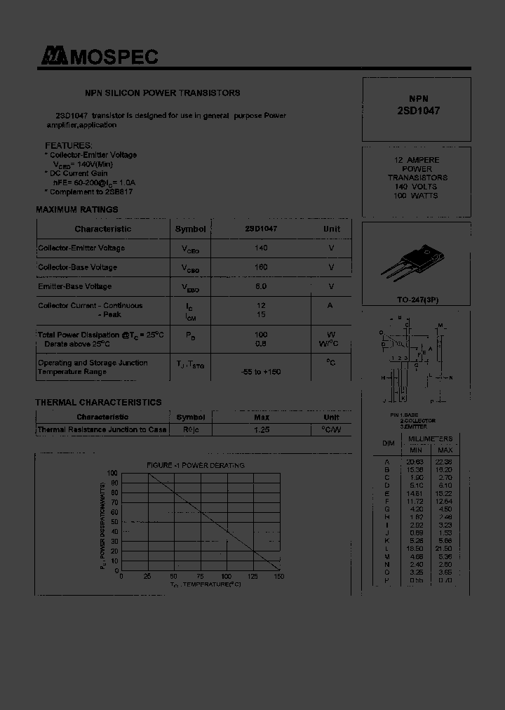 2SD1047_7221.PDF Datasheet