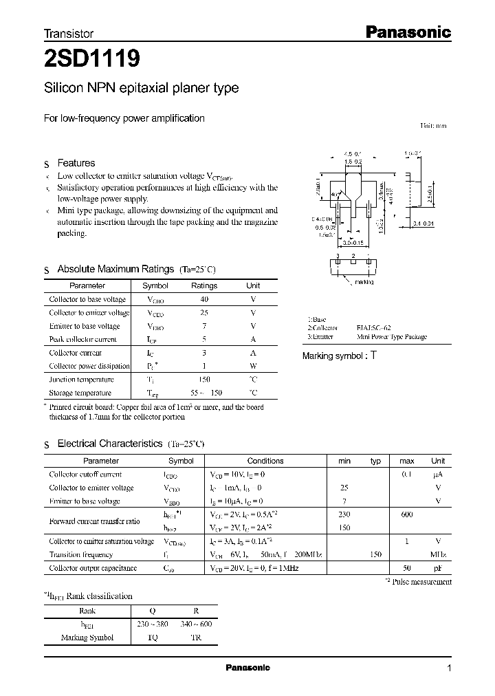2SD1119_7248.PDF Datasheet