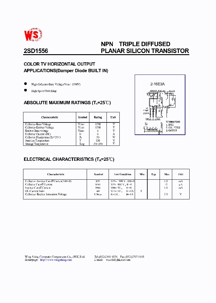2SD1556_184372.PDF Datasheet
