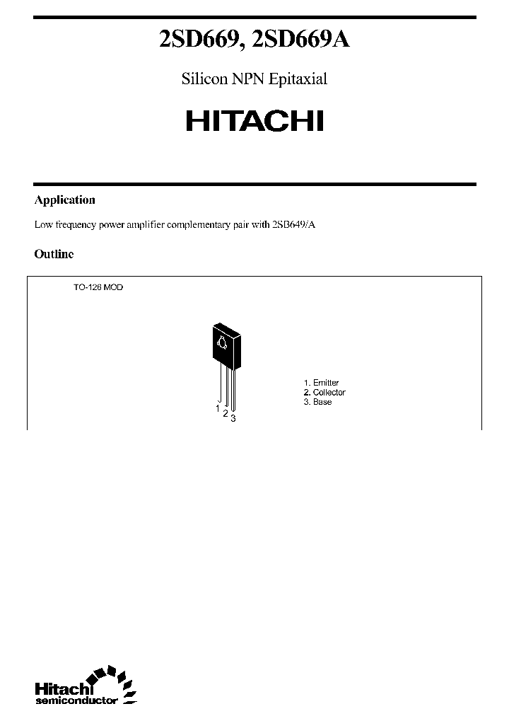 2SD669_7364.PDF Datasheet