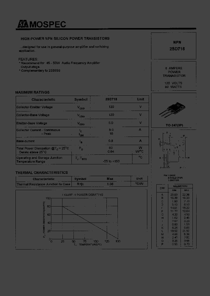 2SD718_7372.PDF Datasheet