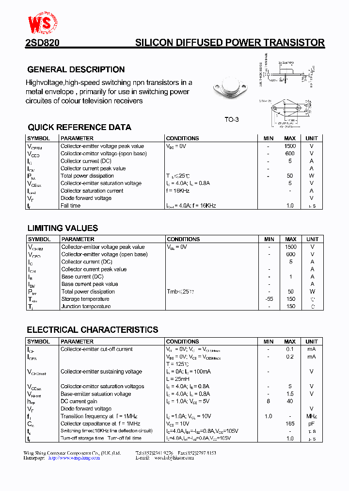 2SD820_7418.PDF Datasheet