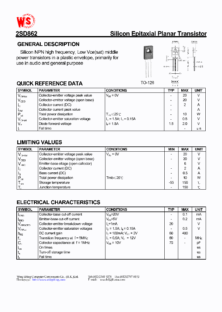 2SD862_7442.PDF Datasheet