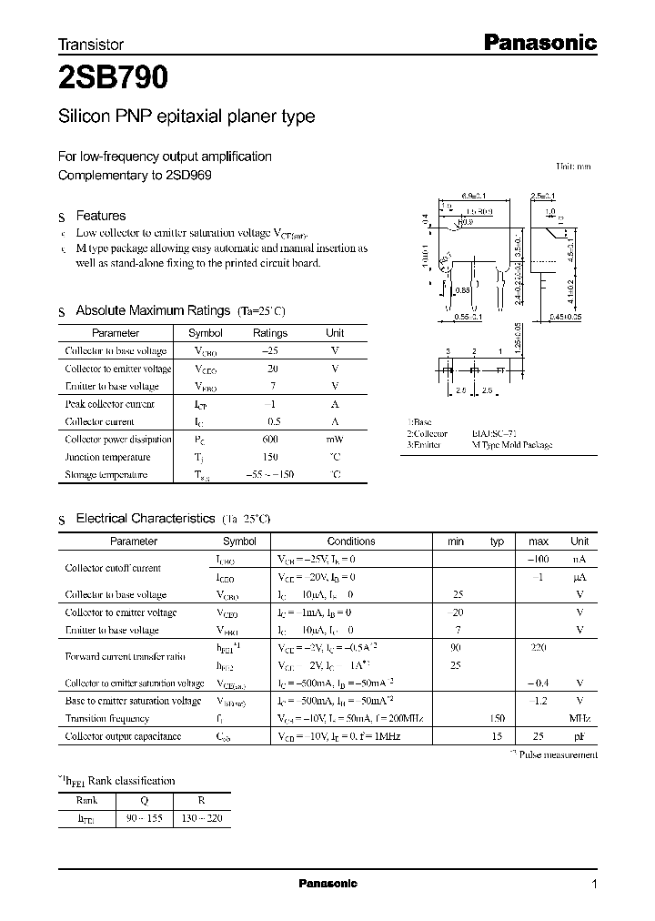 2SB790_6925.PDF Datasheet