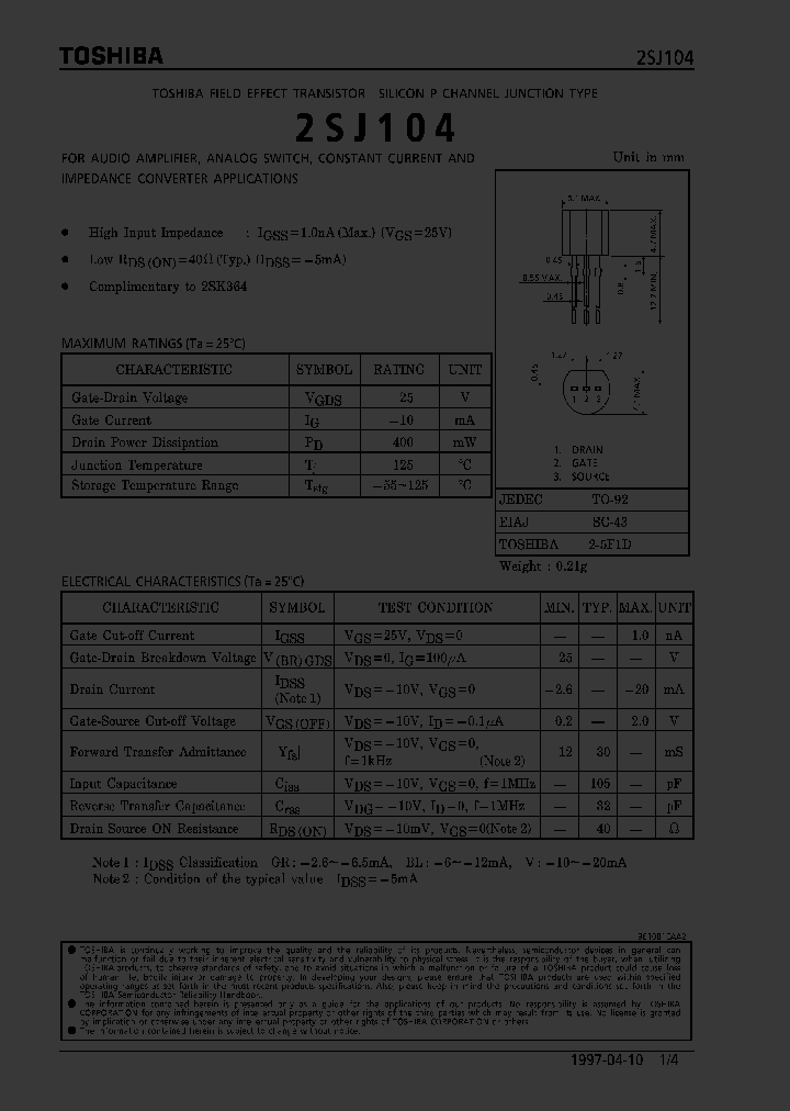 2SJ104_12664.PDF Datasheet