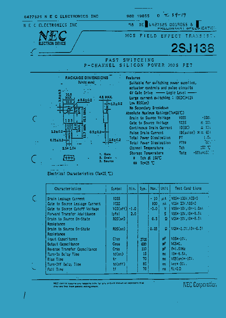 2SJ138_12679.PDF Datasheet