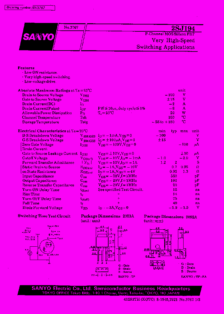 2SJ194_12711.PDF Datasheet